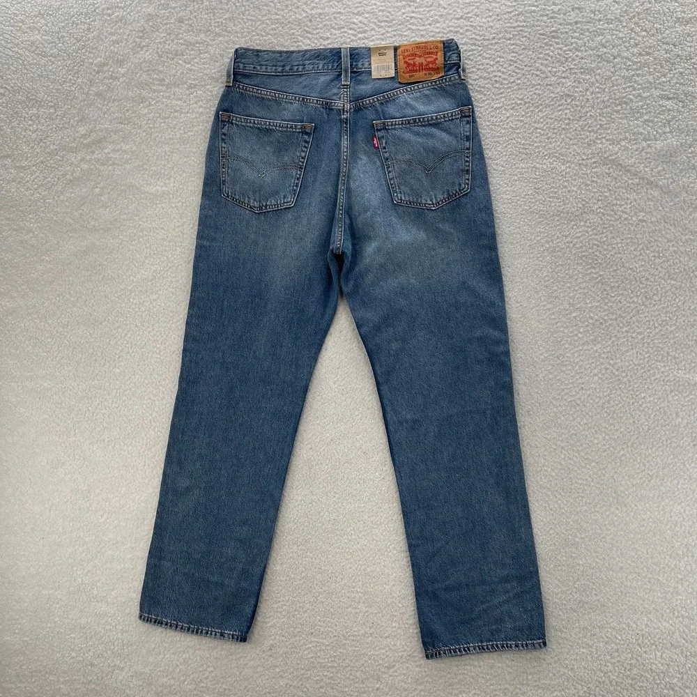 Levis 565 Jeans Mens 30x32 Blue Loose Straight Lightweight Denim Y2K Grunge NEW